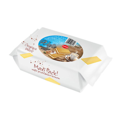 Maxi Pack - wafle o smaku śmietankowo-kakaowym